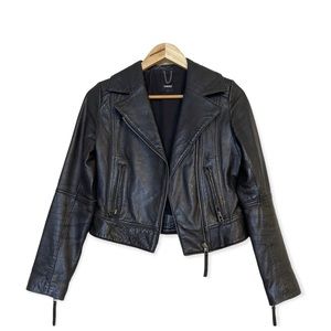 Oasis Leather moto jacket S